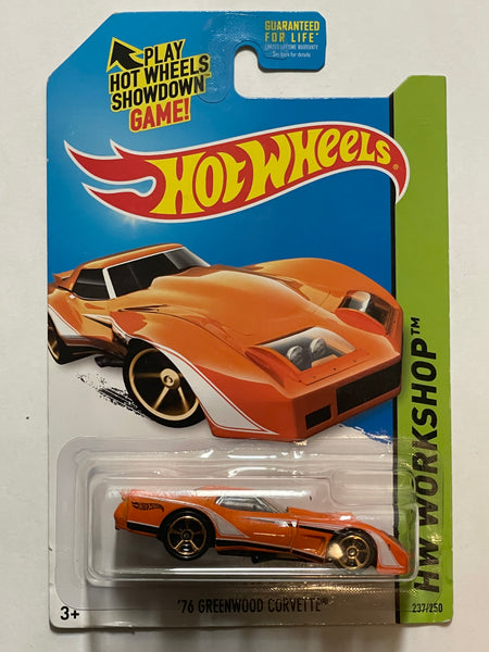 Hotwheels ‘76 Greenwood Corvette Orange