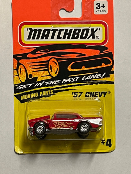 MATCHBOX MOVING PARTS ‘57 CHEVY RED