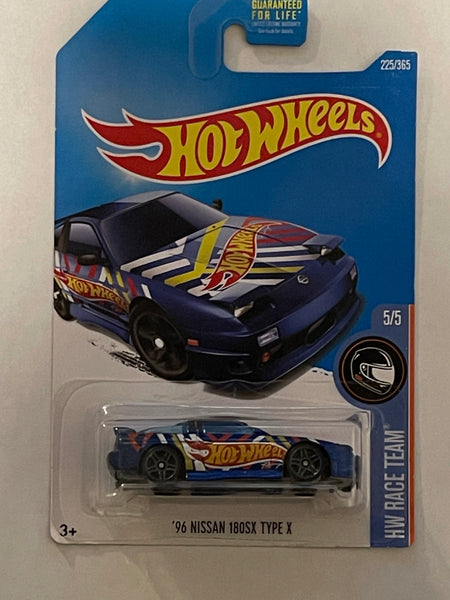 Hotwheels ‘96 Nissan 180SX Blue TYPE X