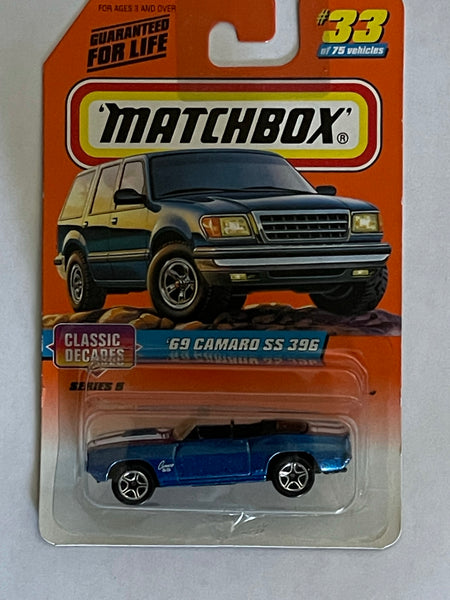 MATCHBOX ‘69 CAMARO SS 396