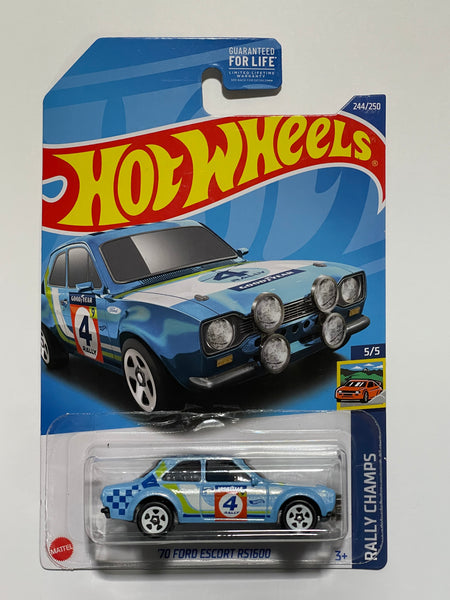 HOTWHEELS ‘70 FORD ESCORT RS1600 BLUE